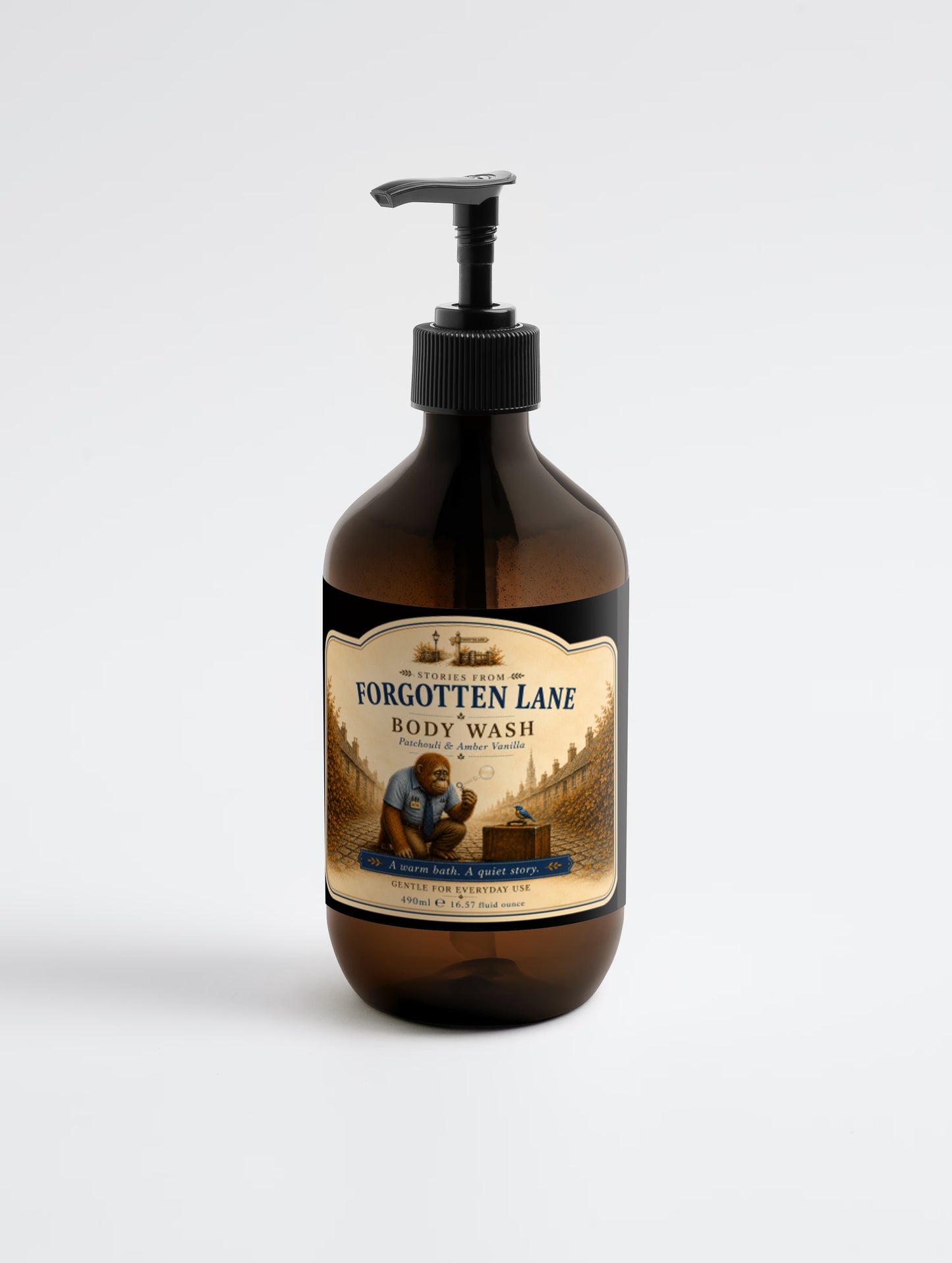 Hand & Body Wash, Patchouli & Amber Vanilla